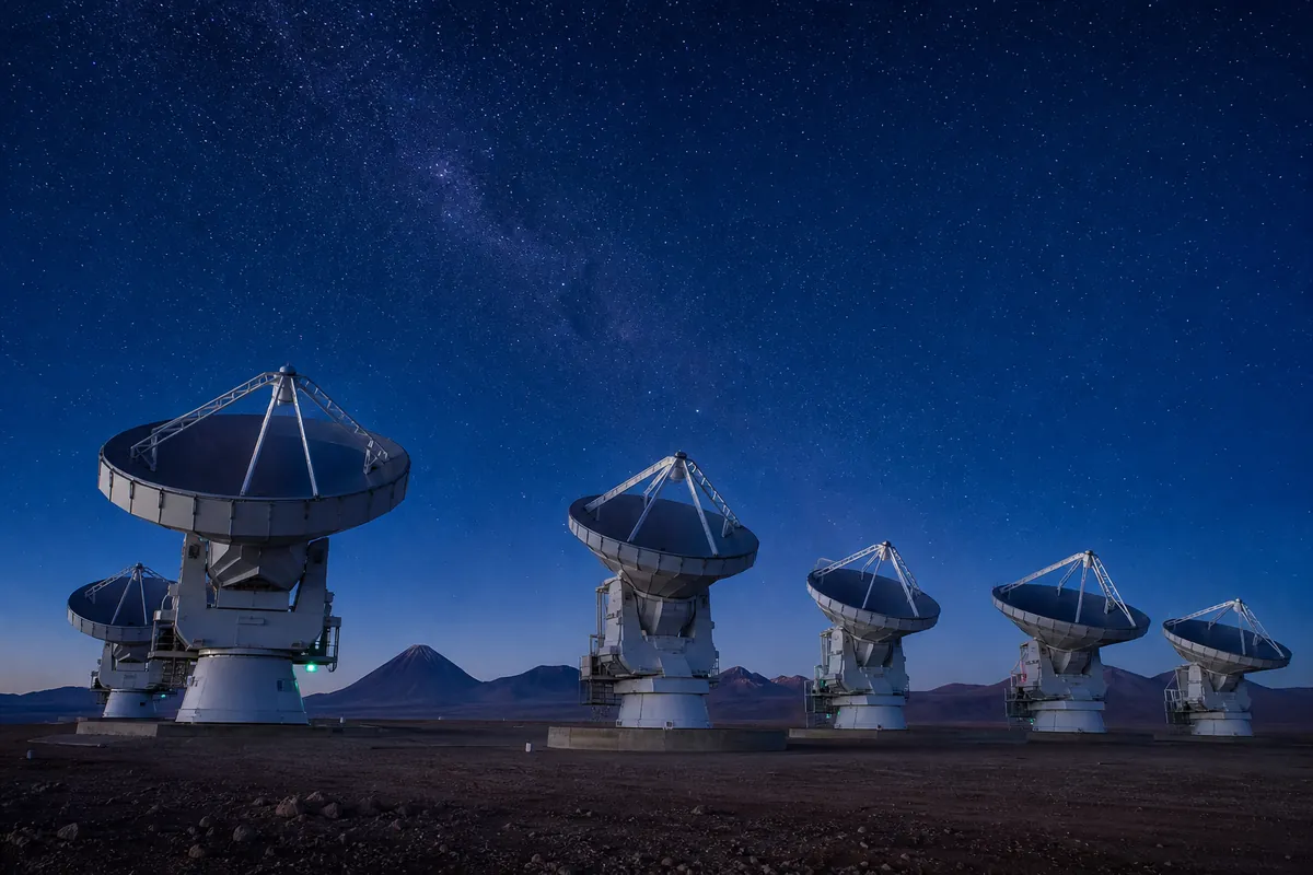 Base de investigación en la Antártica